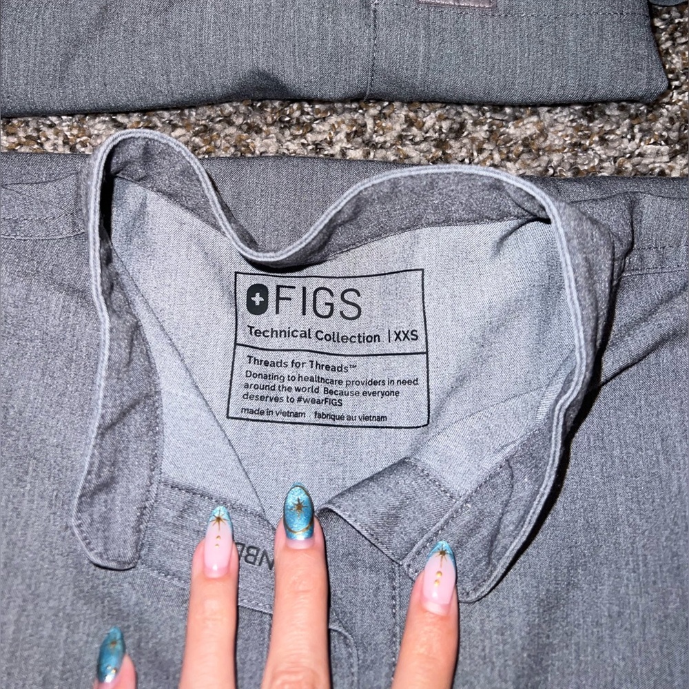 FIGS Graphite Rafaela Top ONLY
